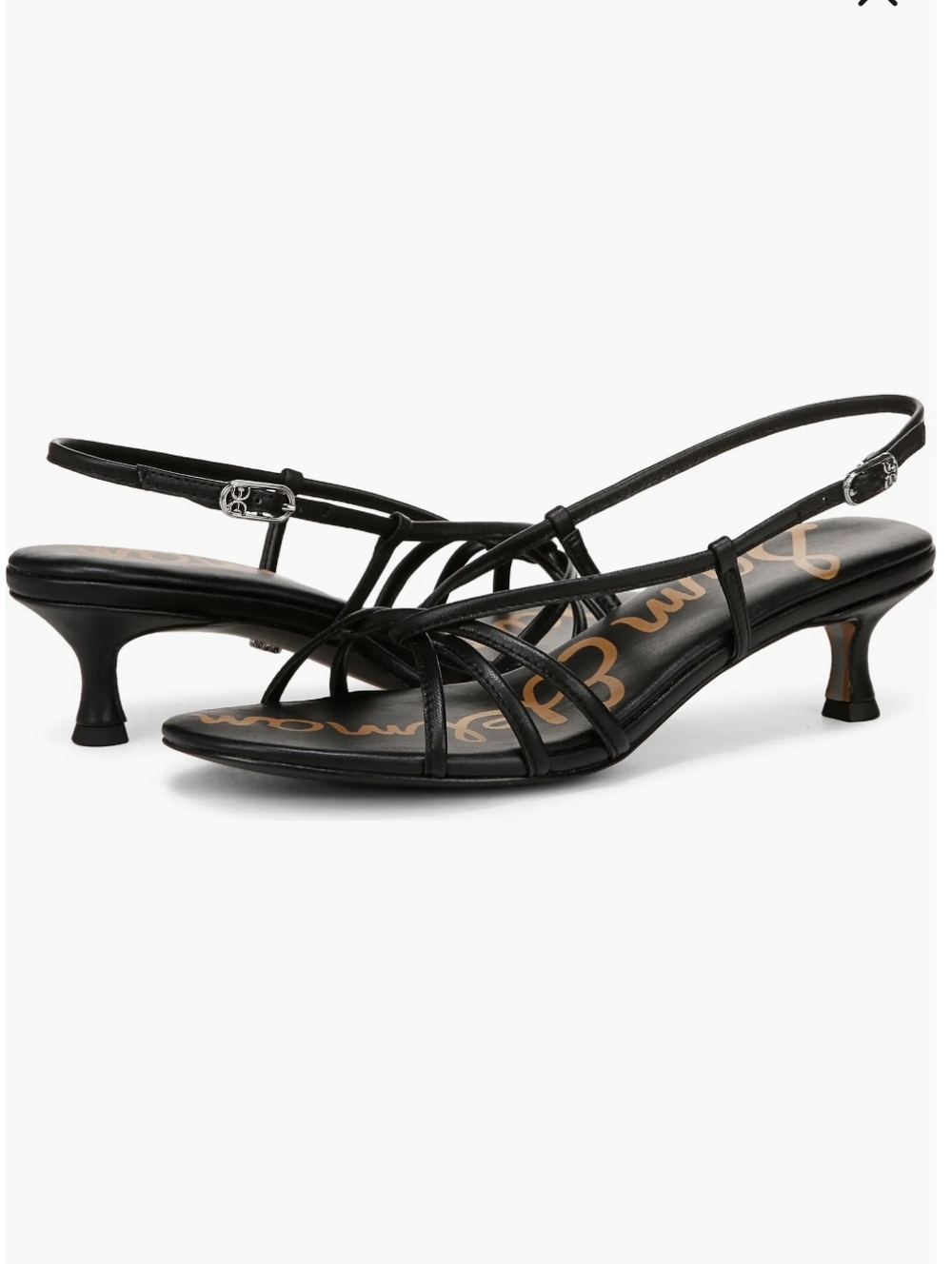 Sam Eldelman Cressa Slingback Kitten Heel Sandal. Size 7.5